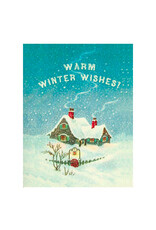 Cartolina Warm Winter Wishes A2 Christmas Notecard