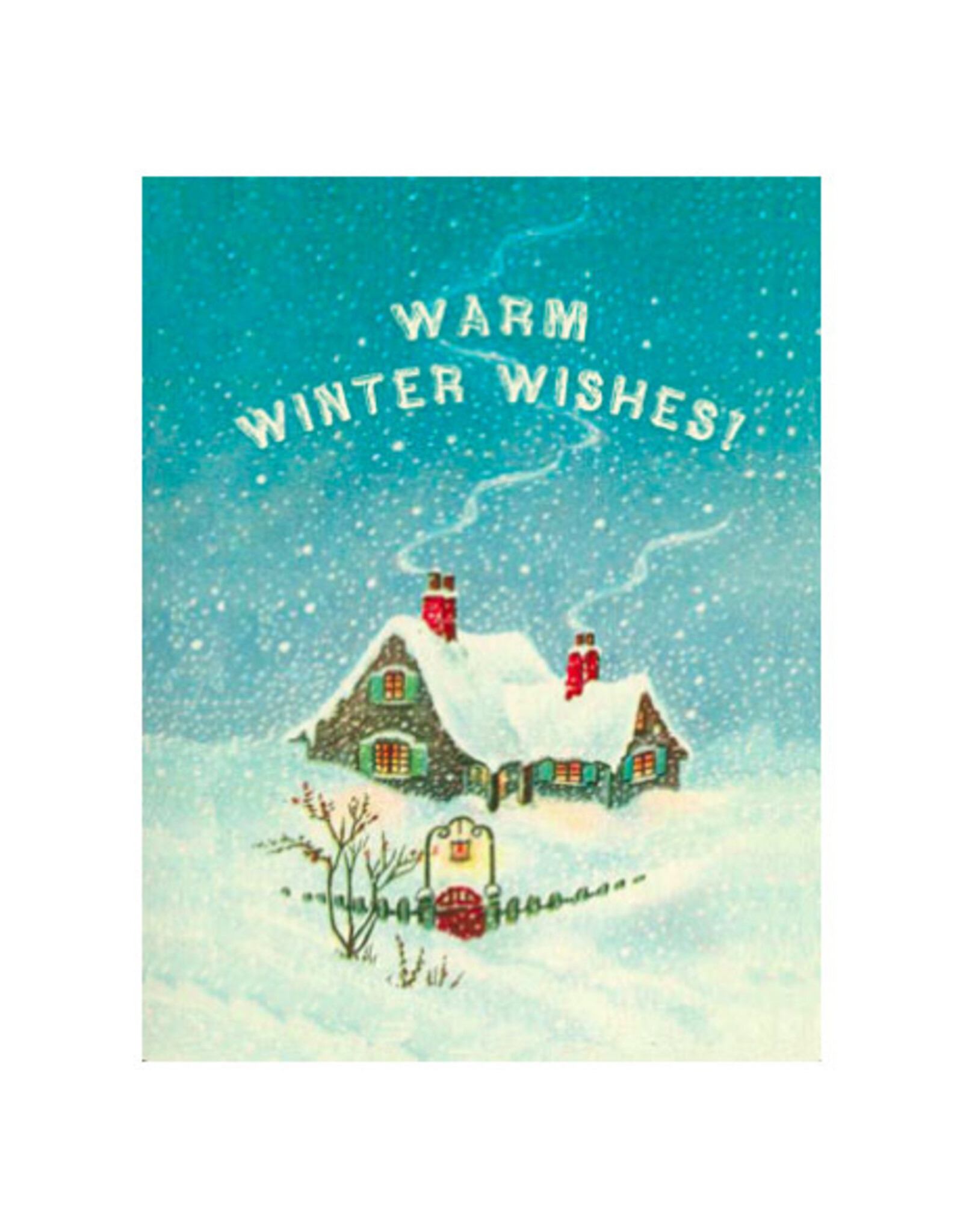 Cartolina Warm Winter Wishes A2 Christmas Notecard