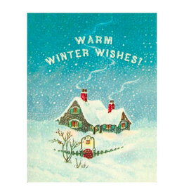 Cartolina Warm Winter Wishes A2 Christmas Notecard