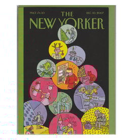 The New Yorker Slice of Life Tree A7 Christmas Notecard