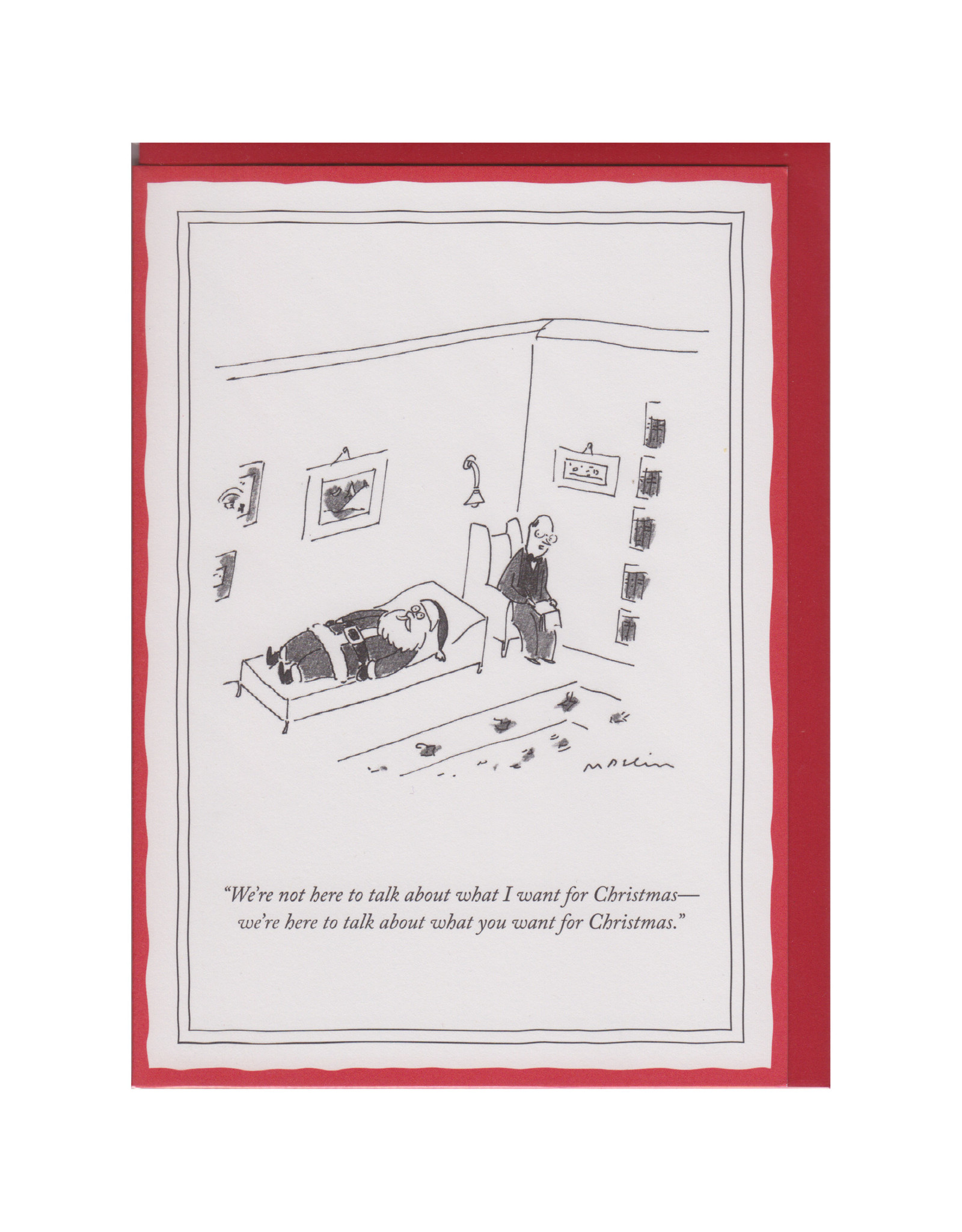 The New Yorker What You Want for Christmas A7 Notecard