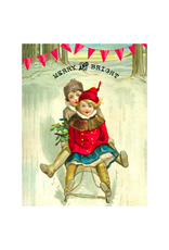 Cartolina Merry and Bright A2 Christmas Notecard