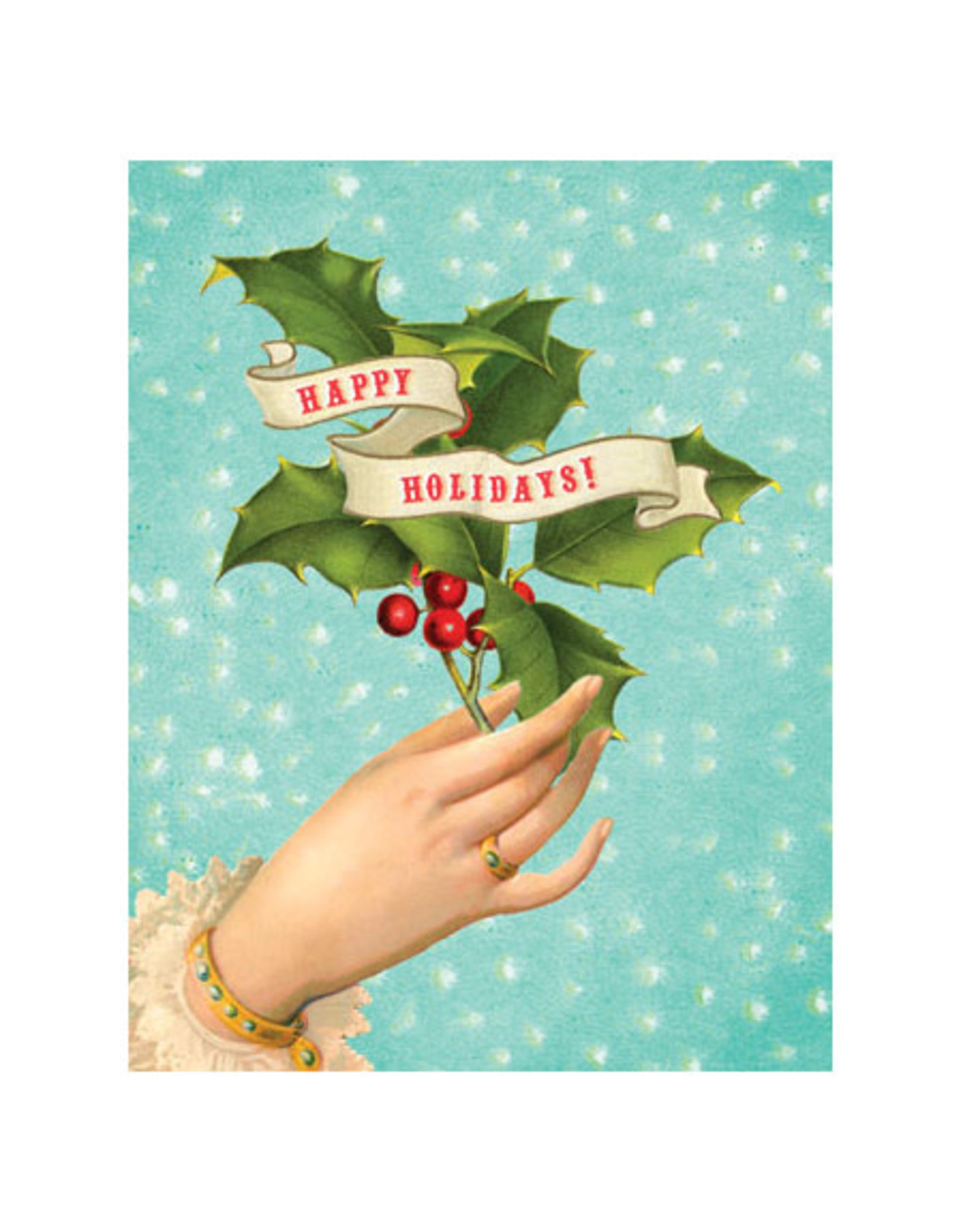 Cartolina Happy Holidays A2 Christmas Notecard