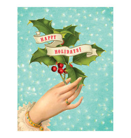 Cartolina Happy Holidays A2 Christmas Notecard