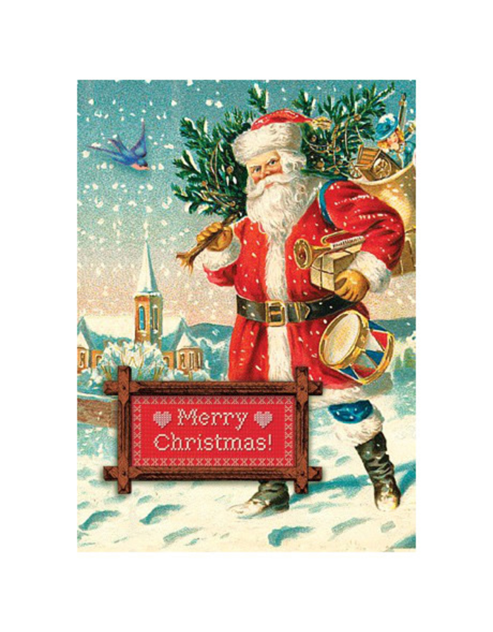 Cartolina Merry Christmas A6 Notecard