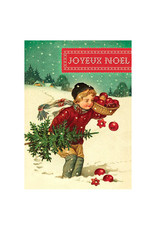 Cartolina Joyeux Noel A6 Christmas Notecard