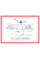 The New Yorker The Village Snowidiot A7 Christmas Notecard