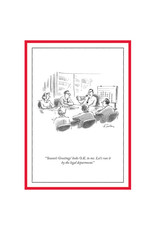 The New Yorker Run It by Legal A7 Christmas Notecard
