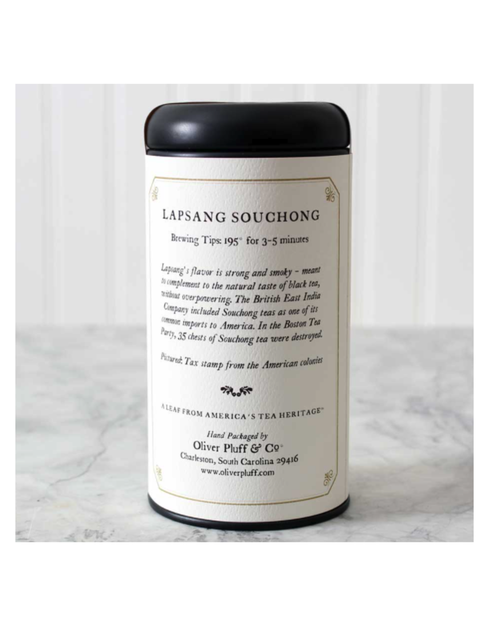 Oliver Pluff & Co. Loose Lapsang Souchong Tea in Tin