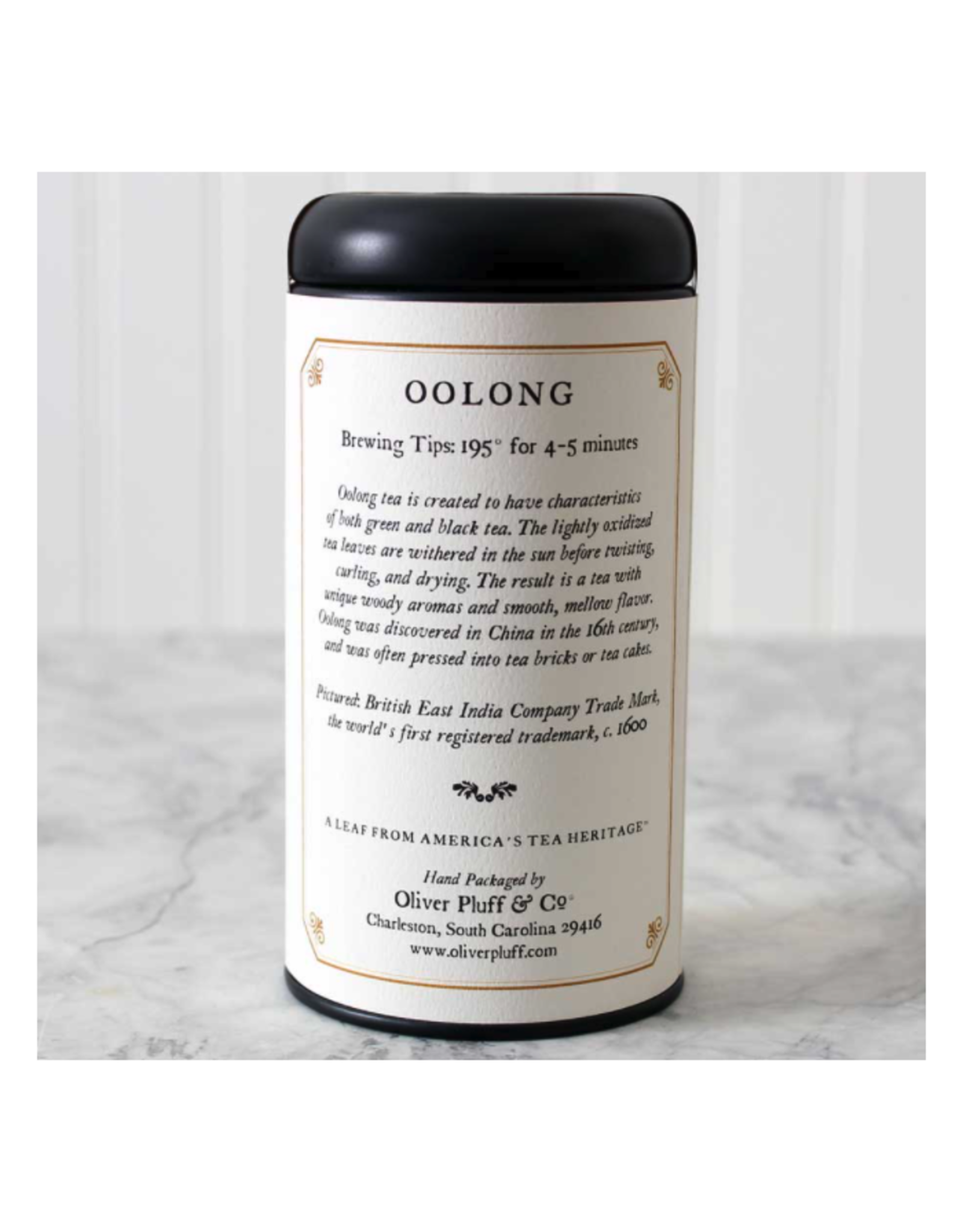 Oliver Pluff & Co. Loose Oolong Tea in Tin