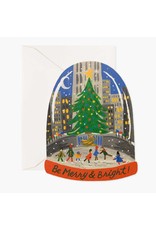 Rifle Paper Co. Skating in the City A2 Christmas Notecard