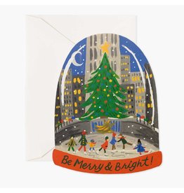 Rifle Paper Co. Skating in the City A2 Christmas Notecard