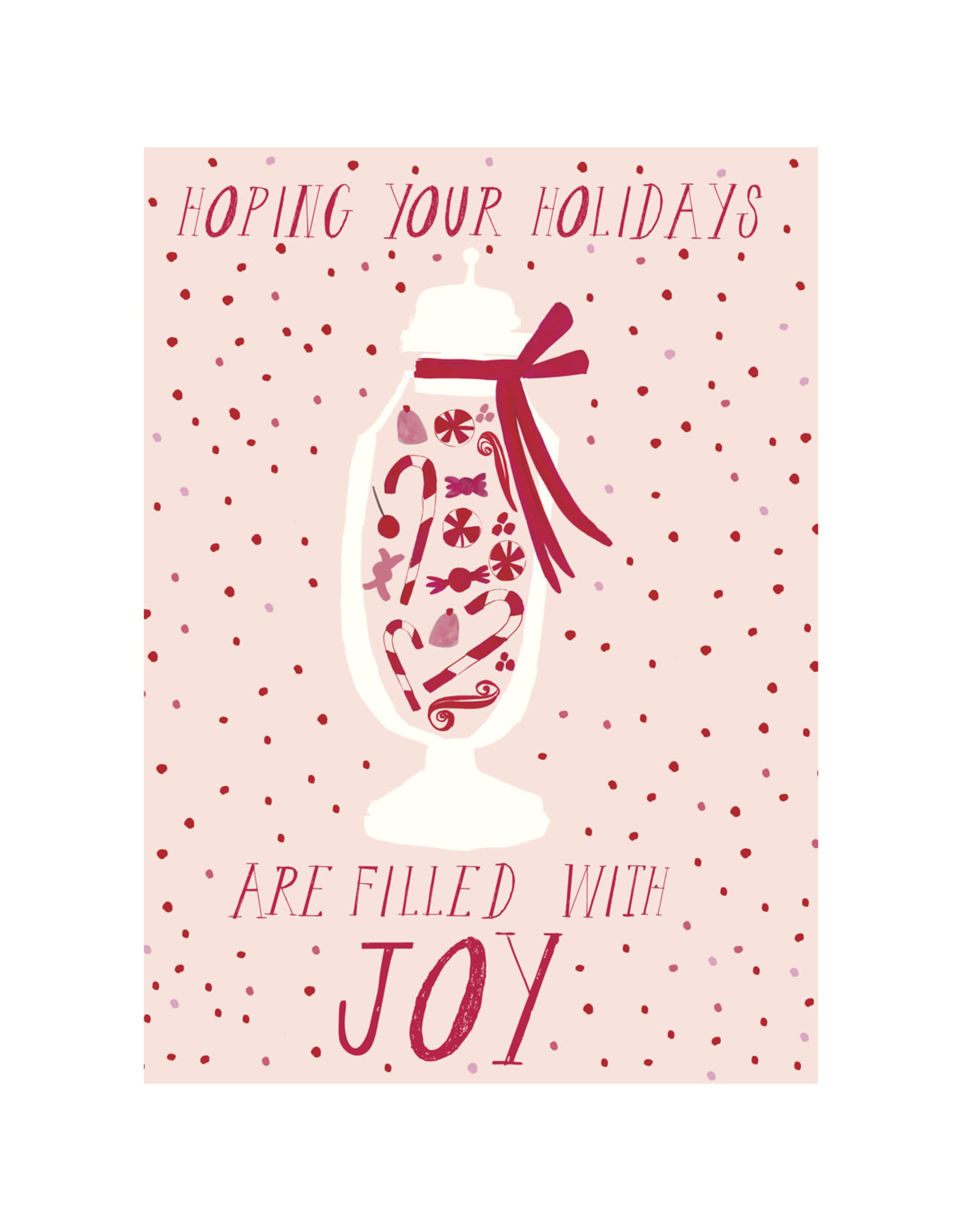 Mr. Boddington's Studio Rudolph's Peppermints A6 Christmas Notecard