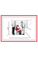 The New Yorker Good Cop or Bad Cop A7 Christmas Notecard