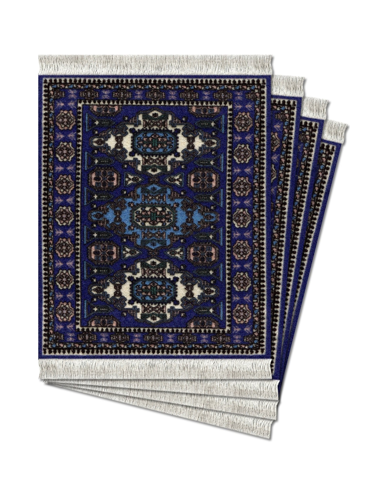 FiberLok Technologies, Inc. Ardabil Coaster Rug Set