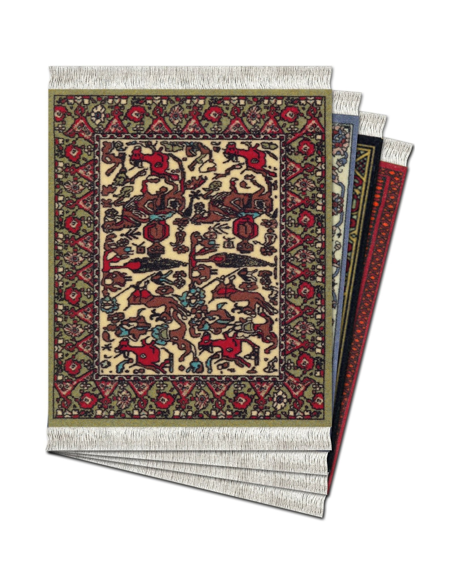 FiberLok Technologies, Inc. International Collection Coaster Rug Set