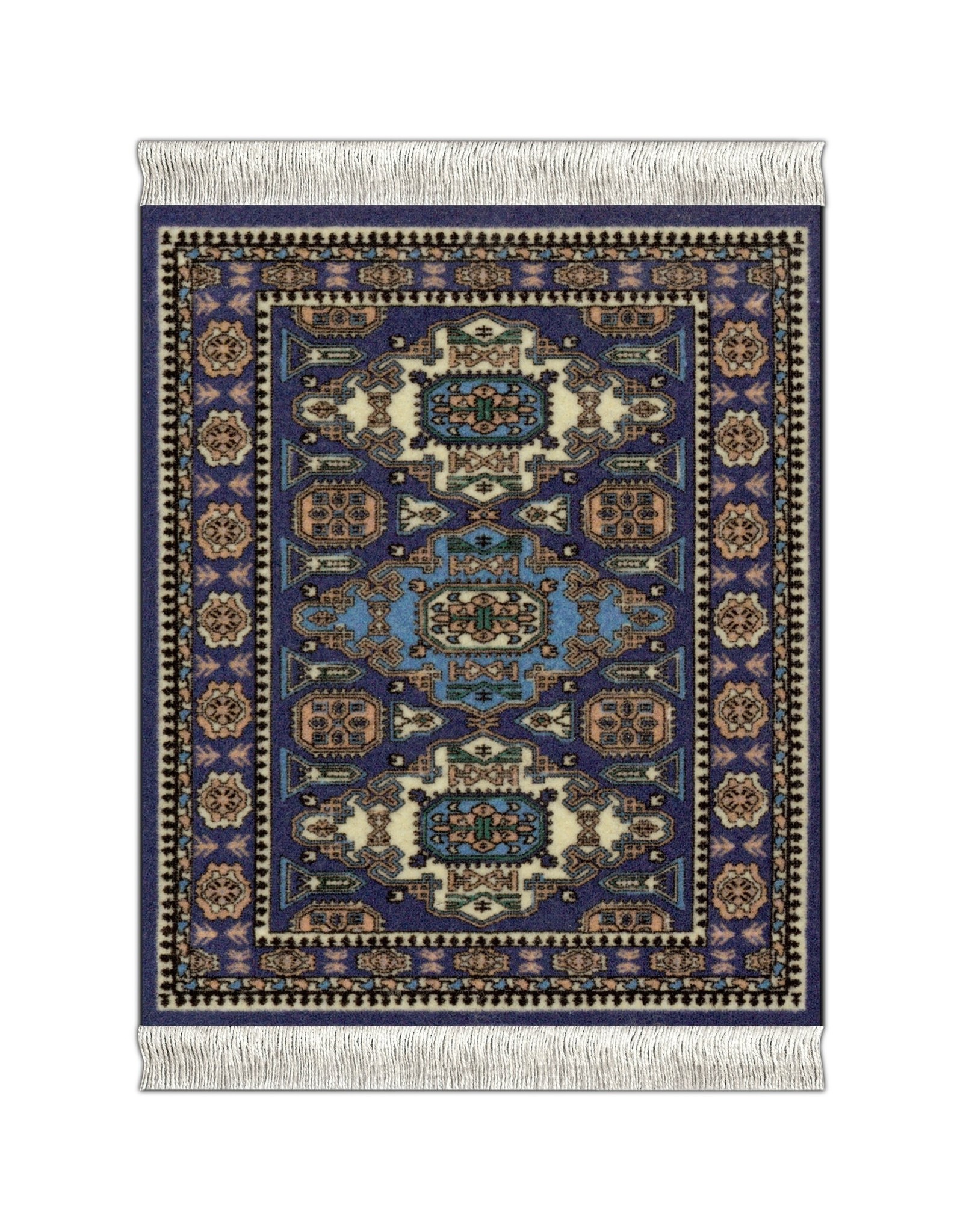 FiberLok Technologies, Inc. Oriental Collection Coaster Rug Set