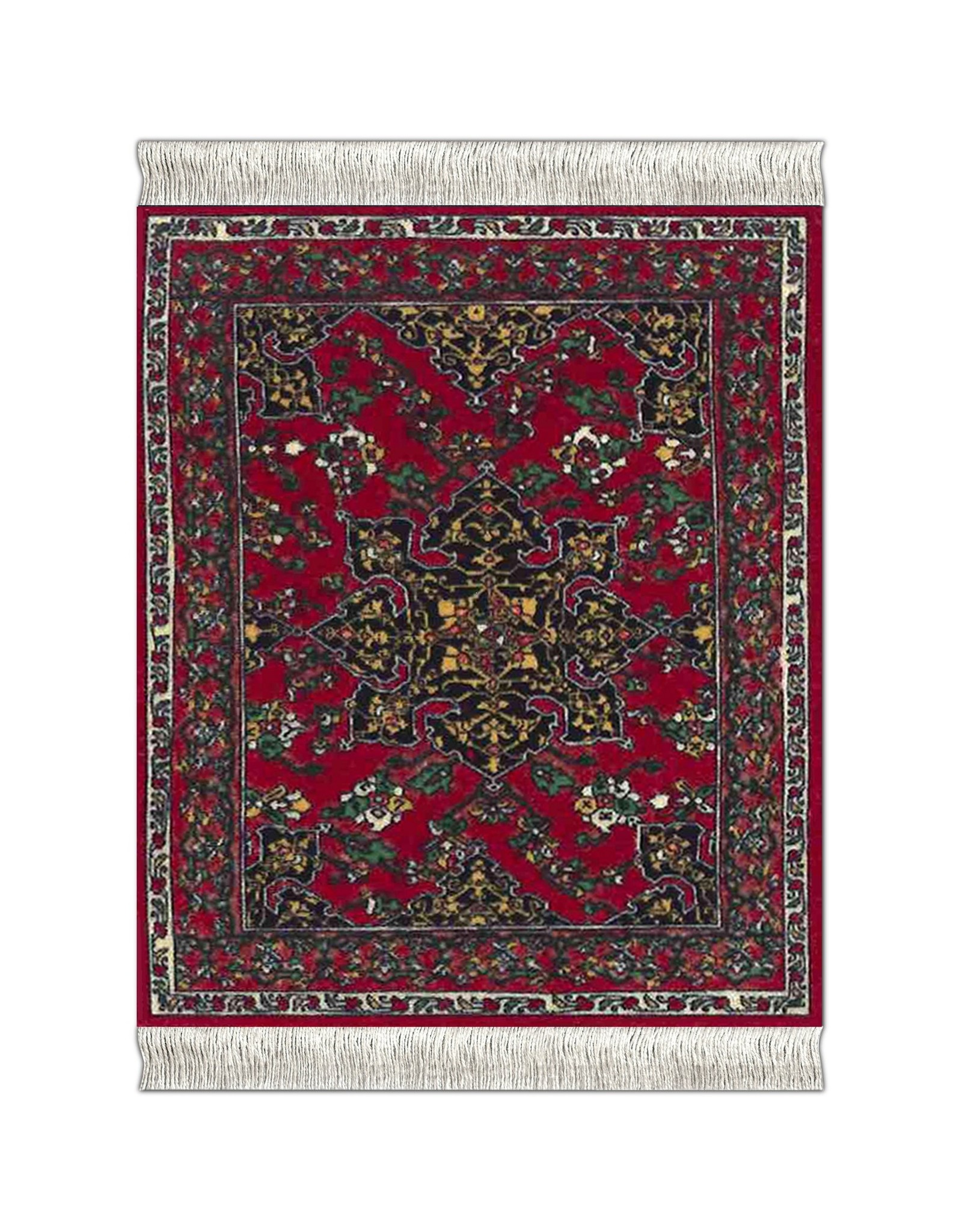 FiberLok Technologies, Inc. Oriental Collection Coaster Rug Set