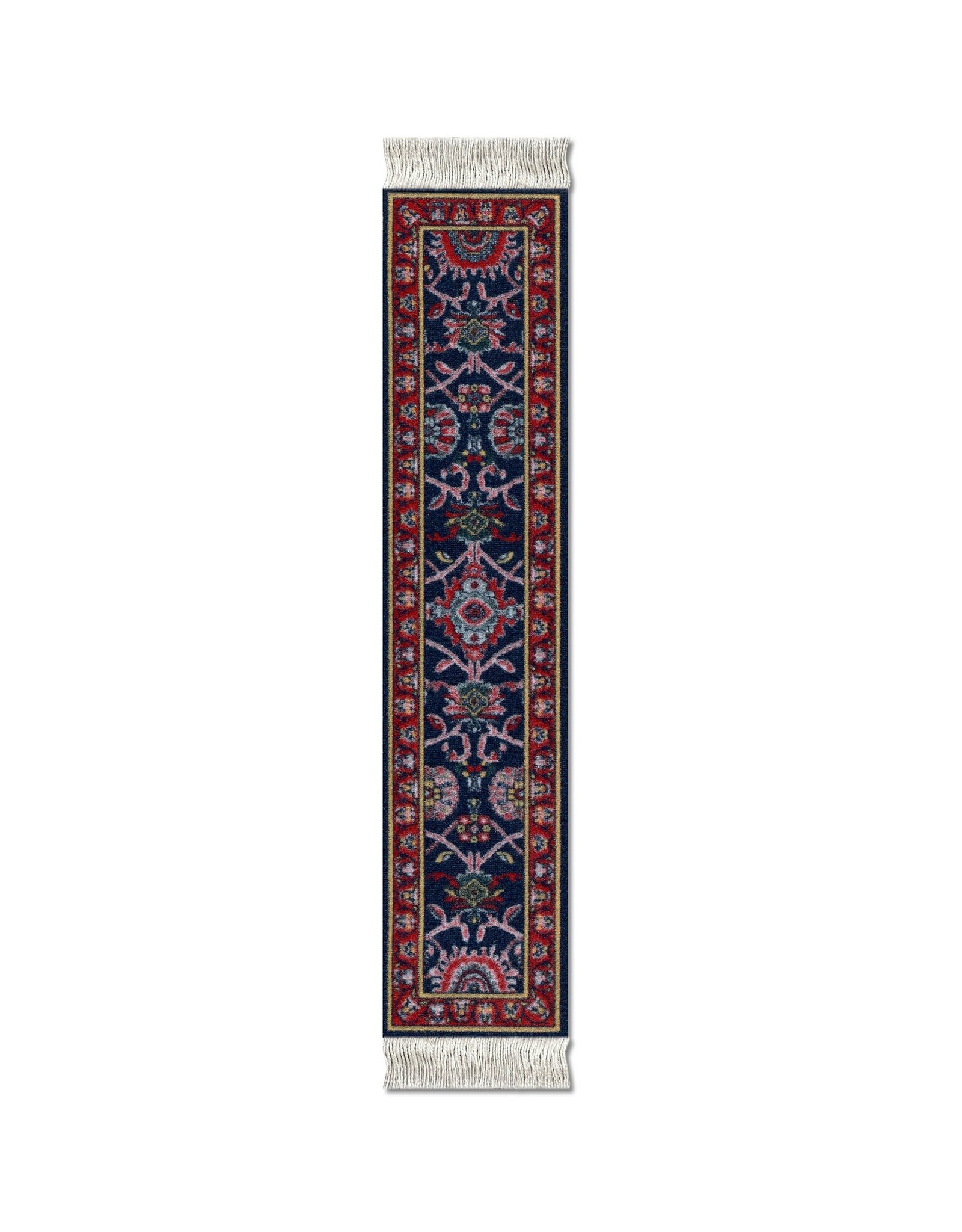 FiberLok Technologies, Inc. Deep Blue Bergamo Book Rug