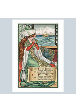 Laughing Elephant Christmas 3 Ships A7 Notecard