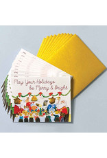 Laughing Elephant Christmas Dinner LGB A7 Notecards Box of 10