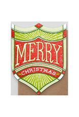 Hammerpress Merry Christmas Badge A2 Notecard