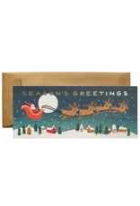 Rifle Paper Co. Santa's Sleigh No.10 Christmas Notecard