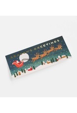 Rifle Paper Co. Santa's Sleigh No.10 Christmas Notecard
