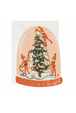 Rifle Paper Co. Merry Elves Die-Cut A2 Christmas Notecard