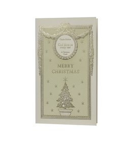 Oblation Papers & Press Merry Christmas English Lit Collection Letterpress Christmas Box of 6 Notecards