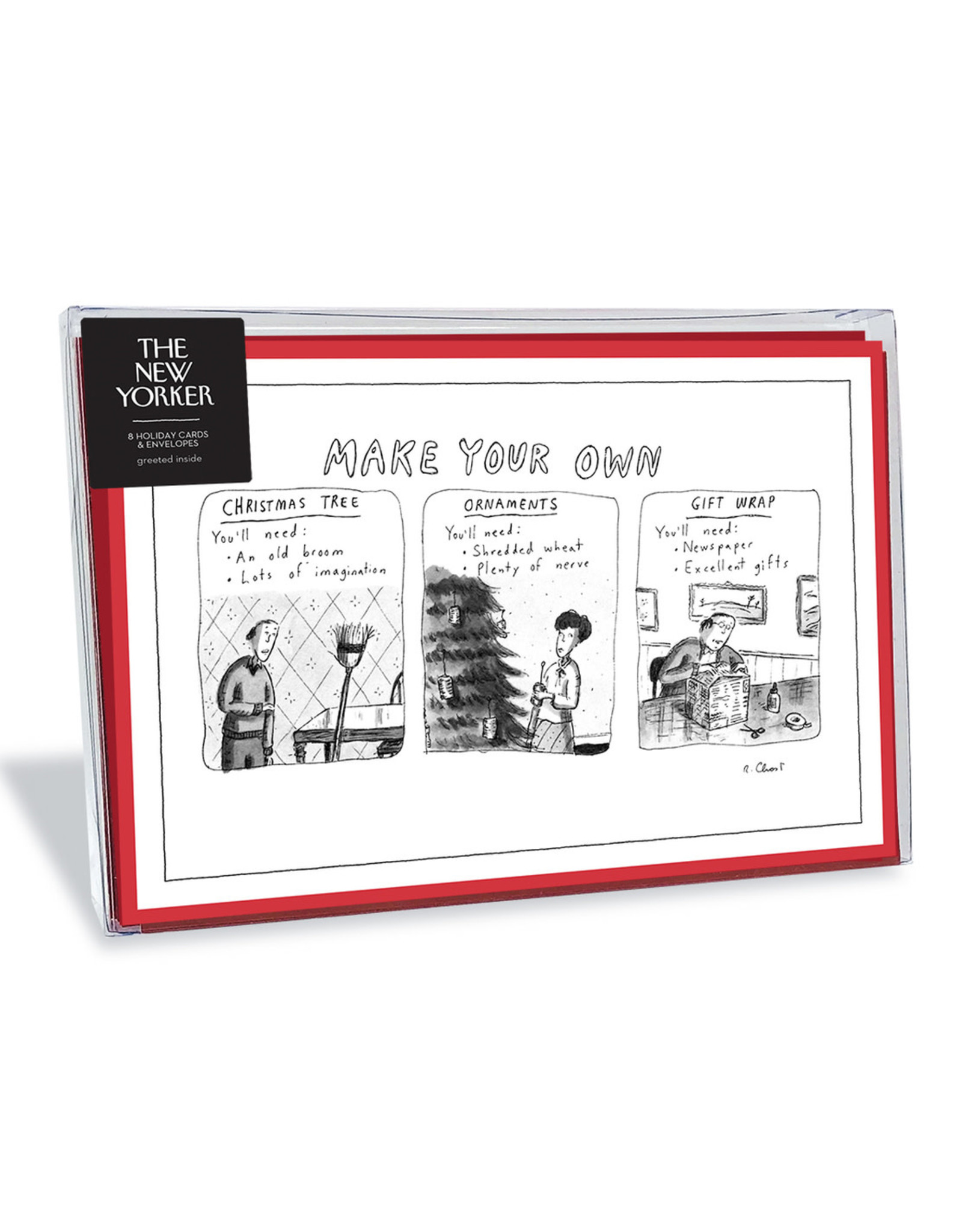 The New Yorker Make Your Own Christmas Box of 8 Notecards