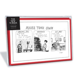 The New Yorker Make Your Own Christmas Box of 8 Notecards