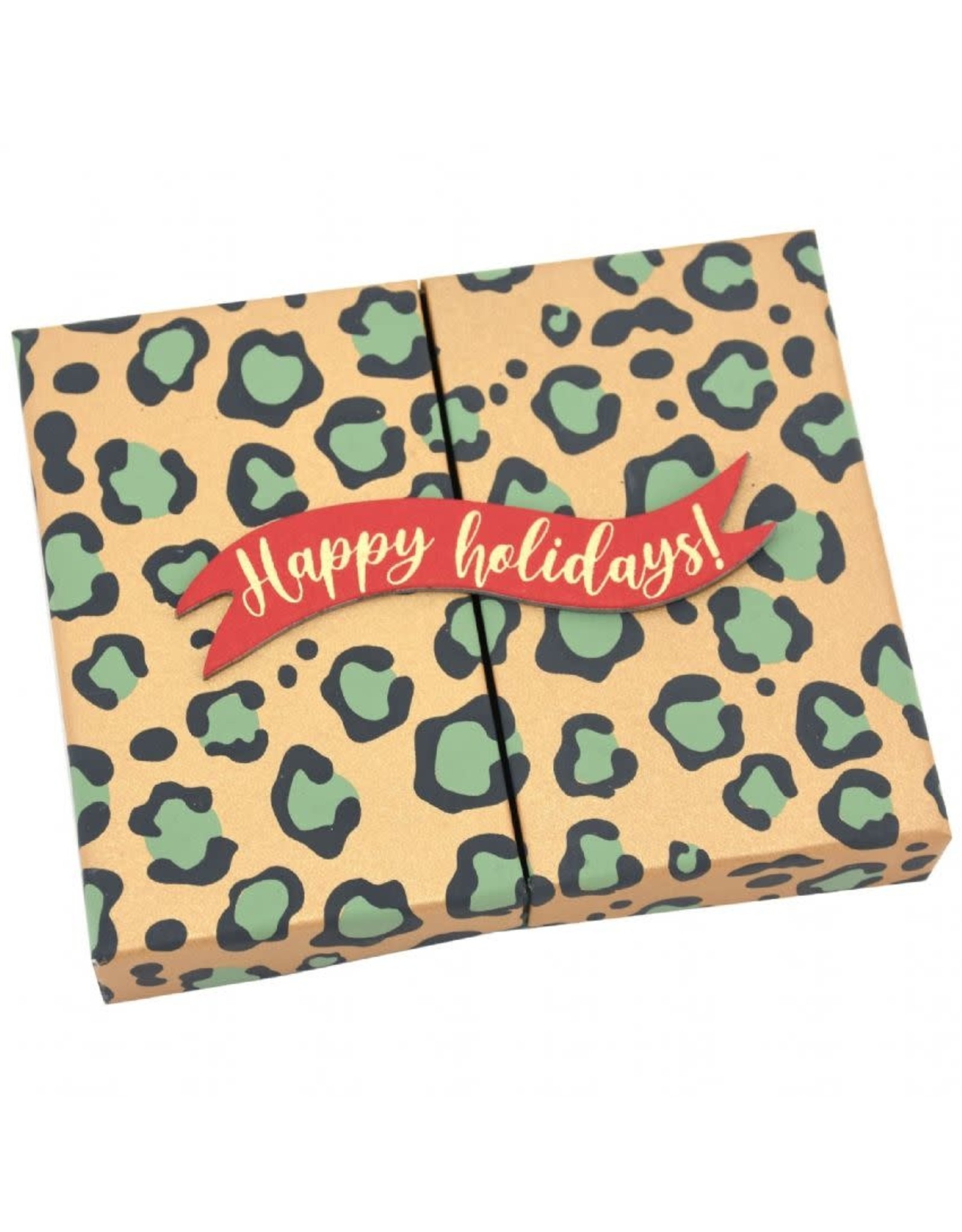 LoveVivid All Over Leopard Gift Card Box