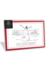 The New Yorker Village Snowidiot Christmas Box of 8 Notecards