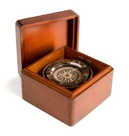 Authentic Models Lifeboat Compass with Keepsake Box