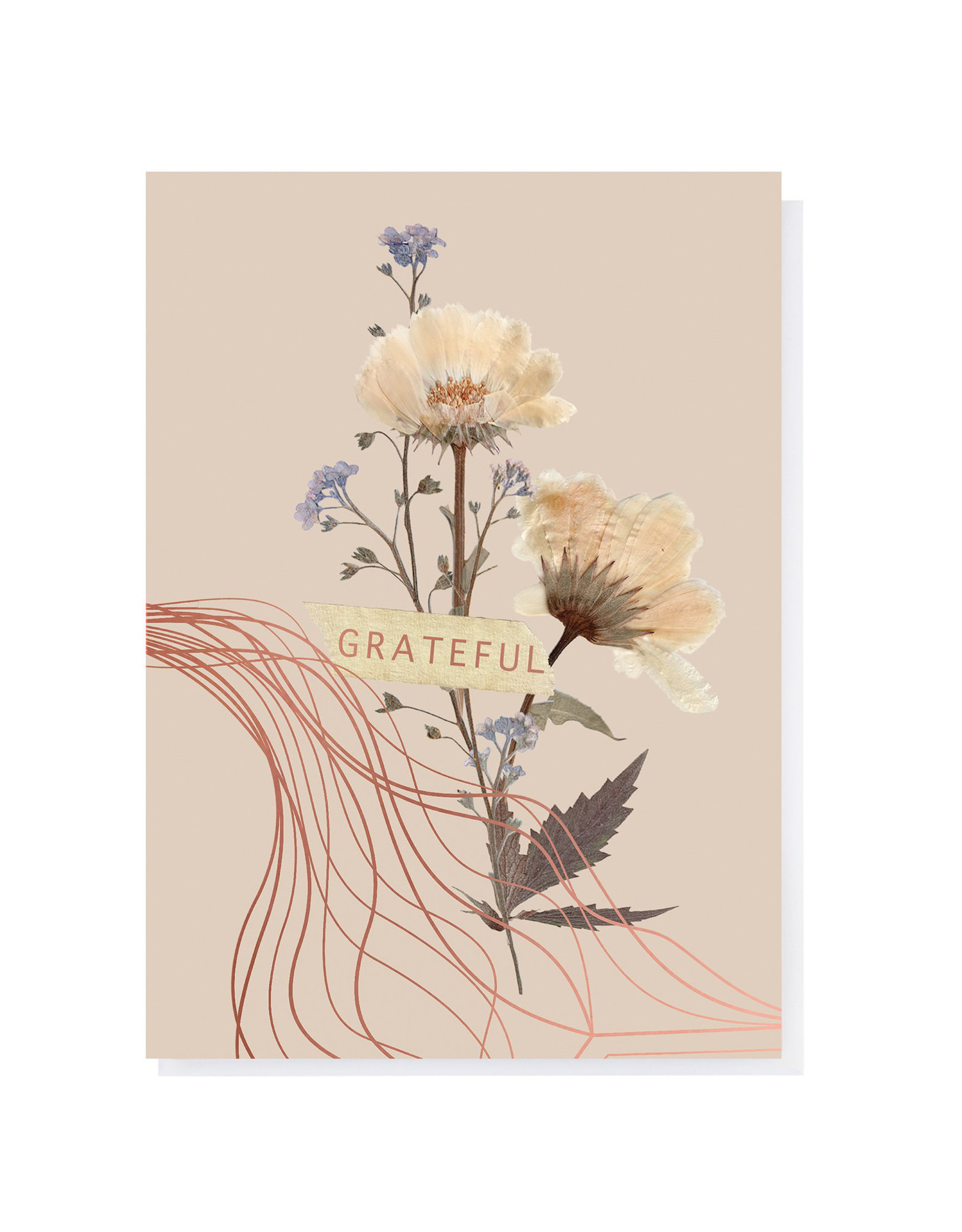 Fireweed Grateful A7 Thank You Notecard