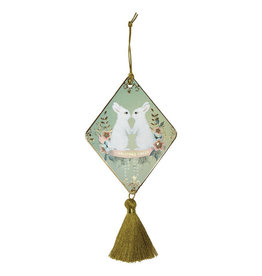 Papaya! Christmas Bunnies Holiday Ornament