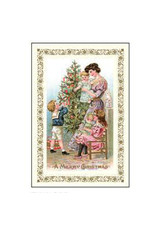Rossi Merry Christmas Mother & Children Vintage Postcard