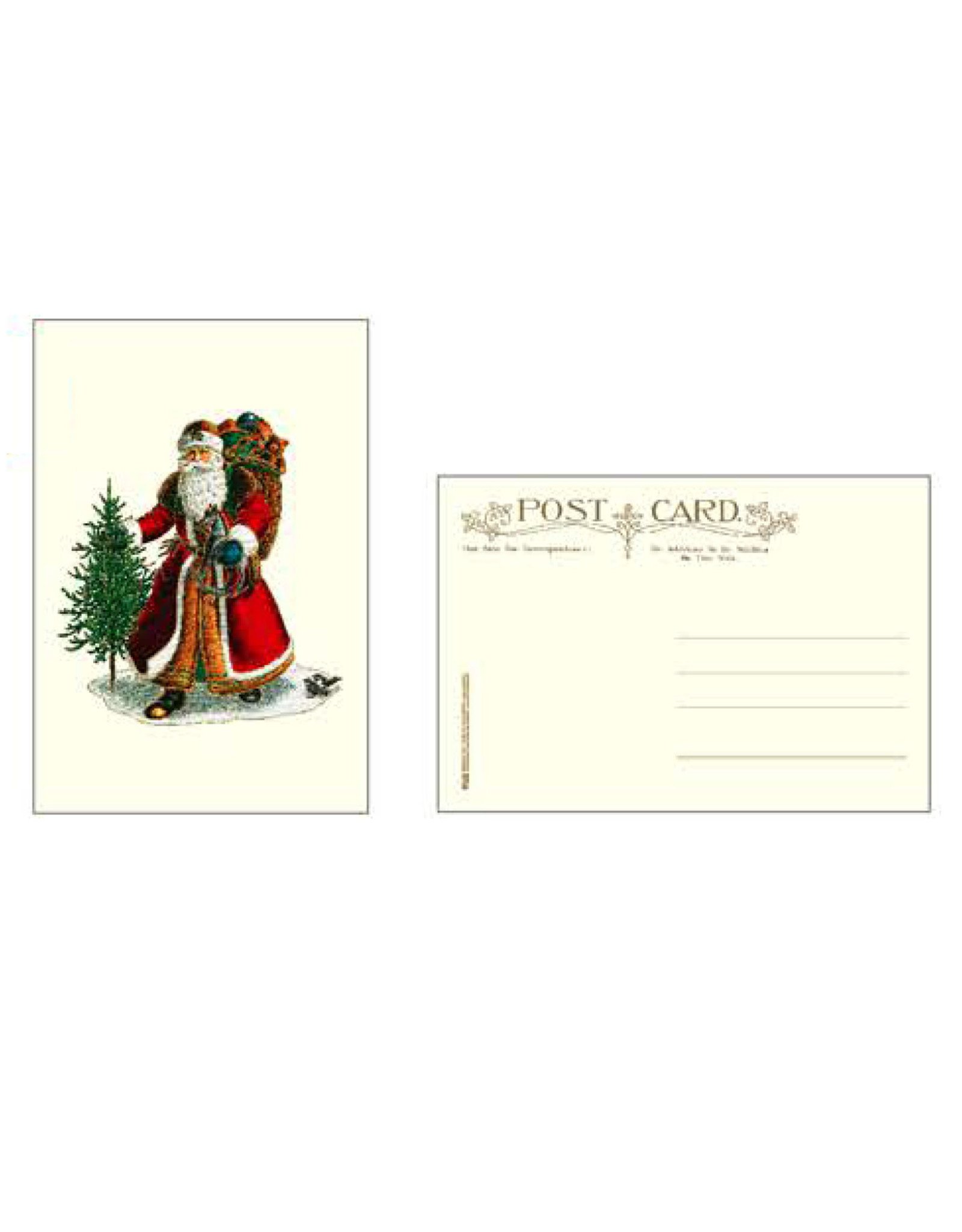 Rossi Santa Claus Vintage Postcard (Red)