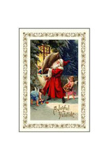 Rossi Joyful Yuletide Santa Claus Vintage Postcard
