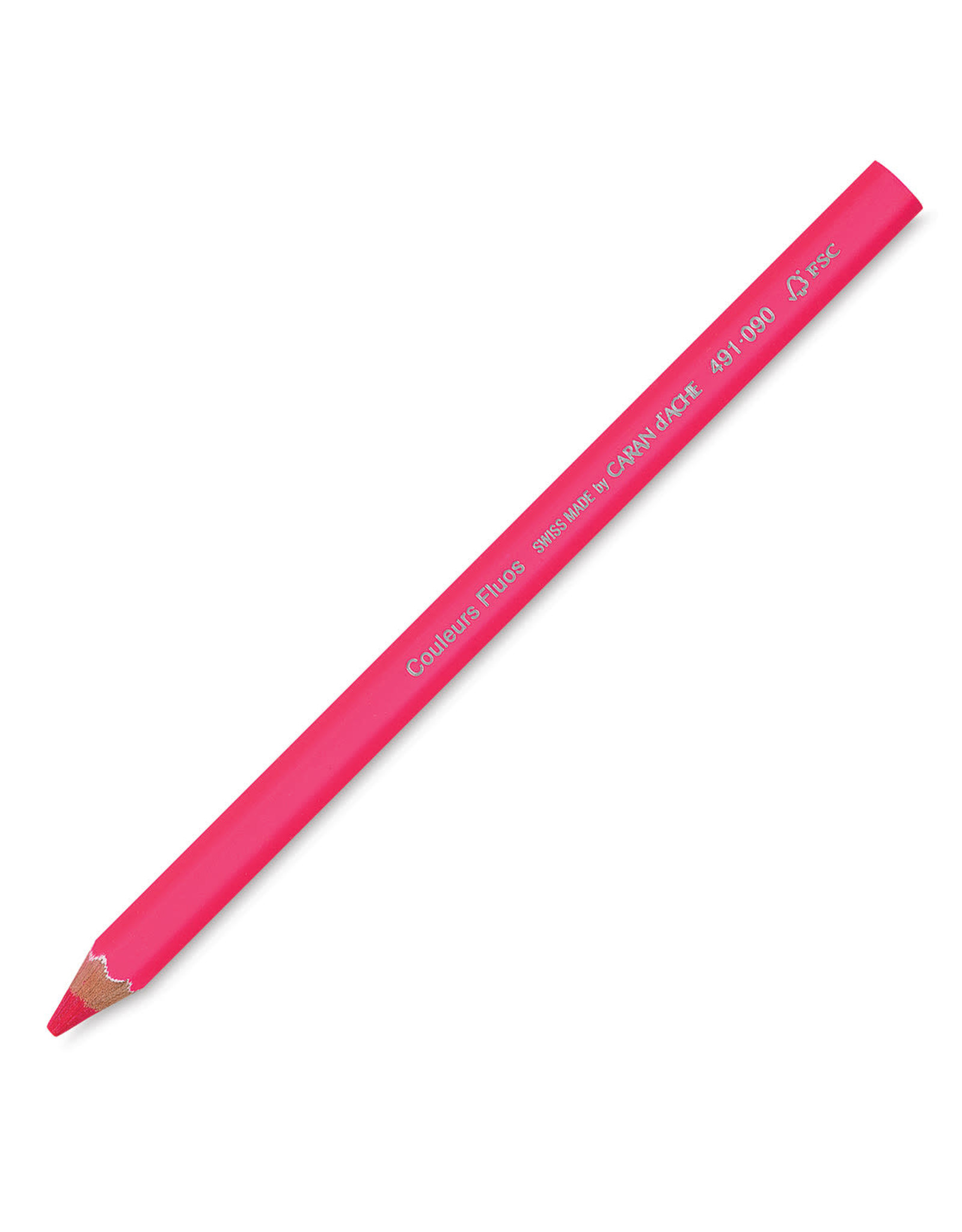 Caran d'Ache Pink Fluo Maxi Highlighter Pencil