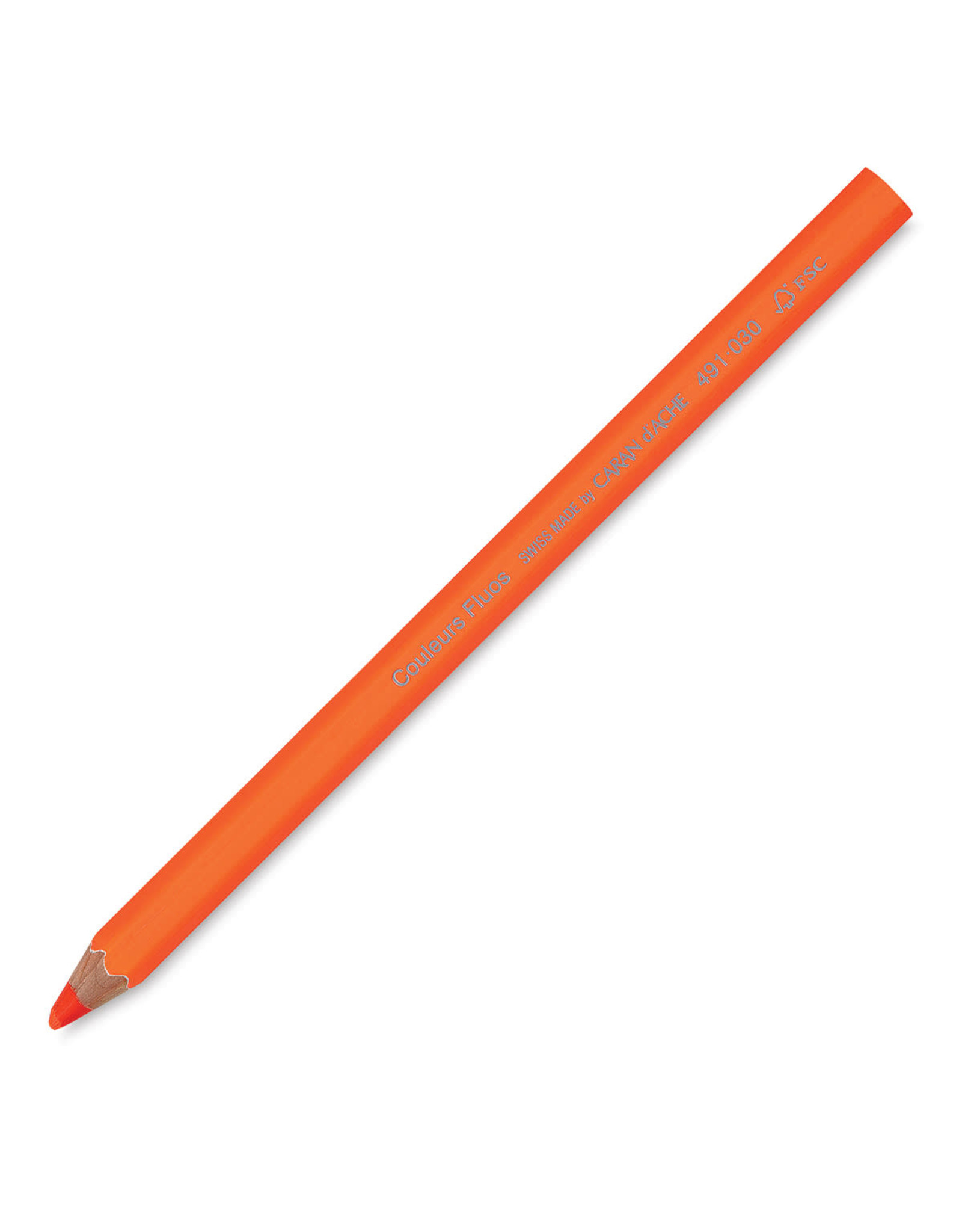 Caran d'Ache Orange Fluo Maxi Highlighter Pencil