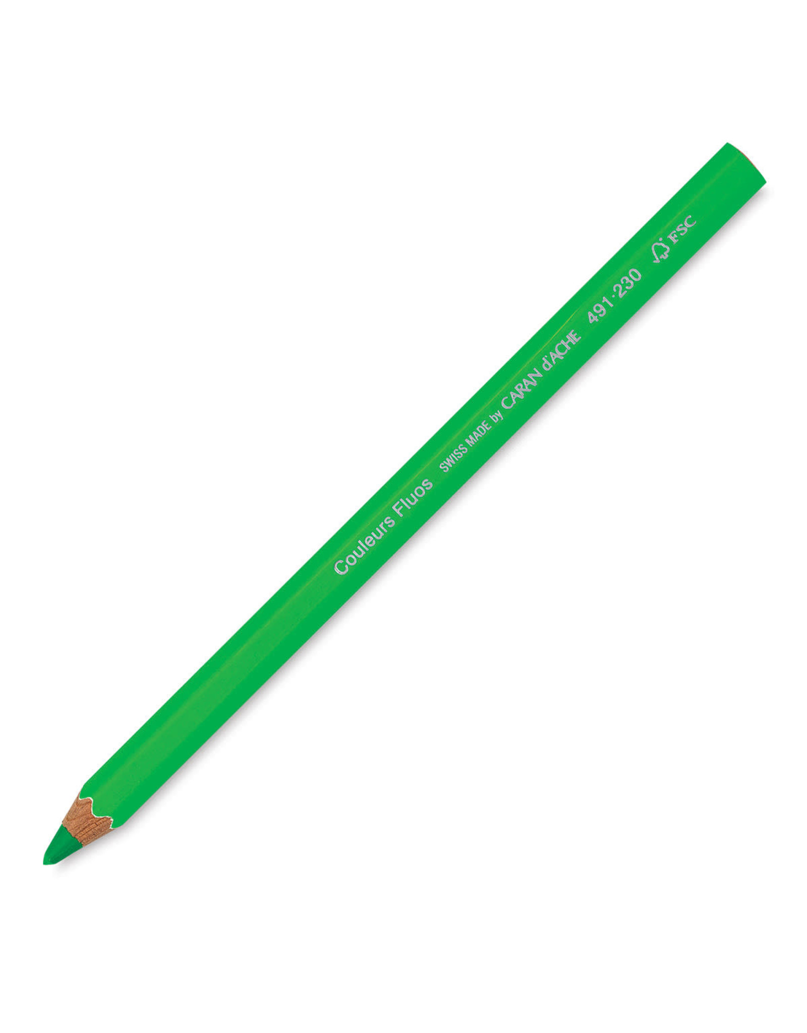 Caran d'Ache Green Fluo Maxi Highlighter Pencil