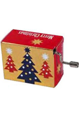 Fridolin Bäume mit Goldprägung Silent Night Music Box