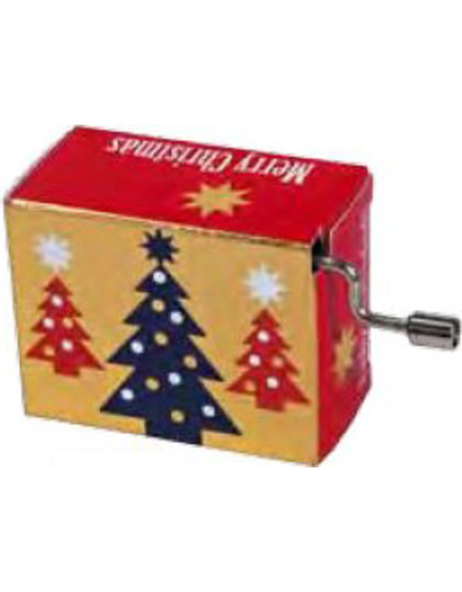 Fridolin Bäume mit Goldprägung Silent Night Music Box