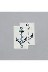 Tattly Cartolina Anchor Temporary Tattoo Pair