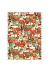 Cavallini Papers & Co. Wrap Vintage Christmas