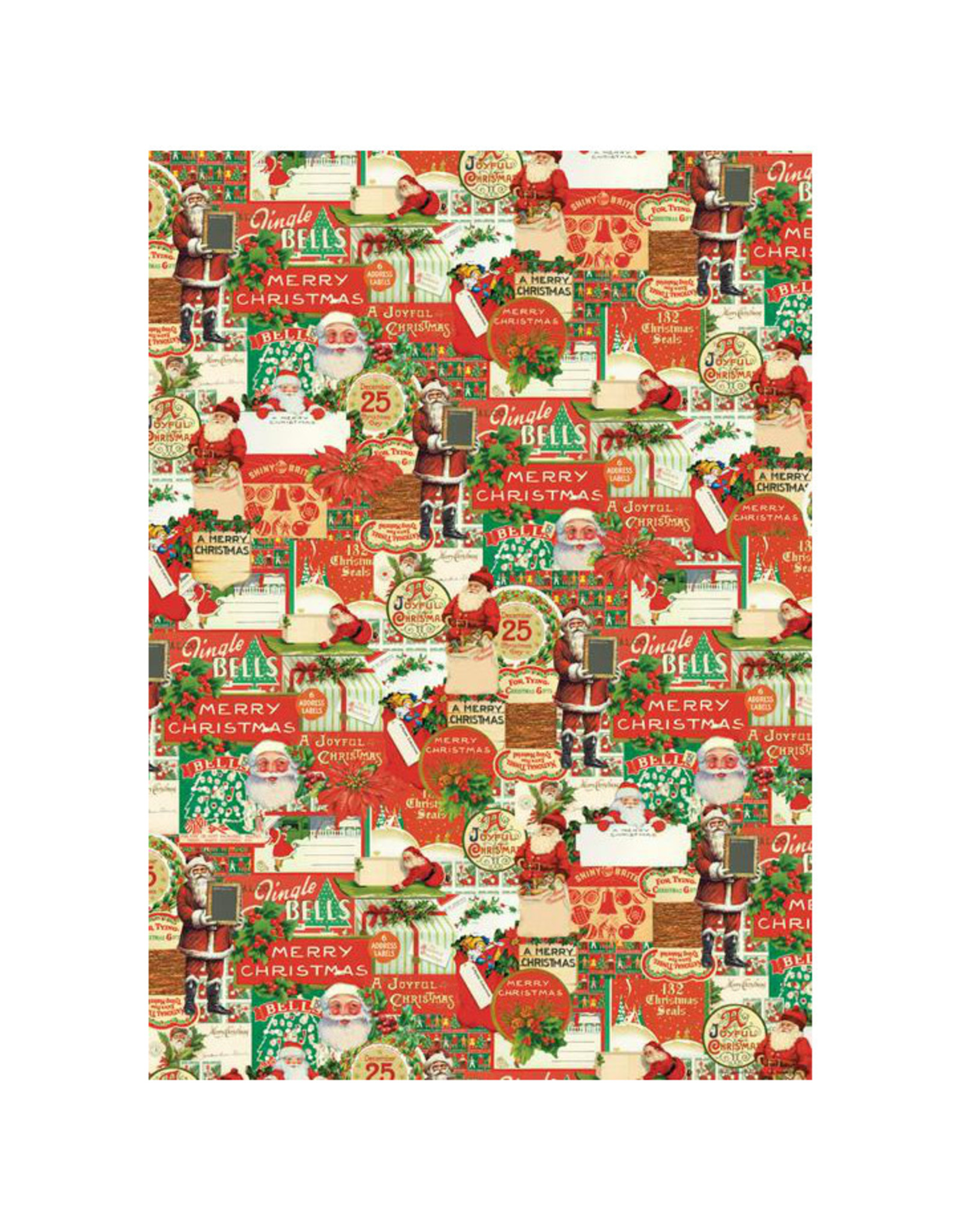 Cavallini Papers & Co. Wrap Vintage Christmas