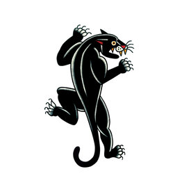 Tattly Panther Temporary Tattoo Pair