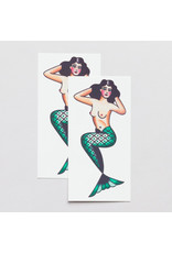 Tattly Mermaid Temporary Tattoo Pair